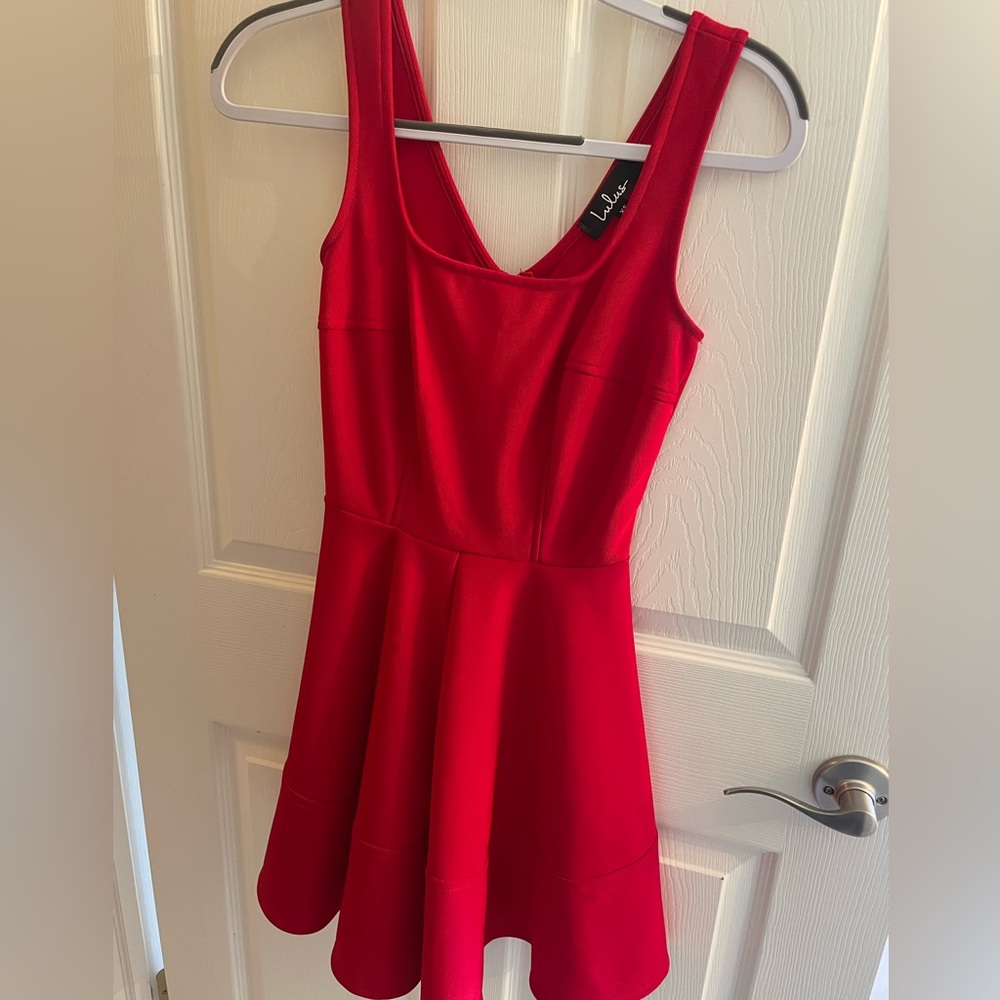 Lulu's Red Dress - Picture 2 of 4
